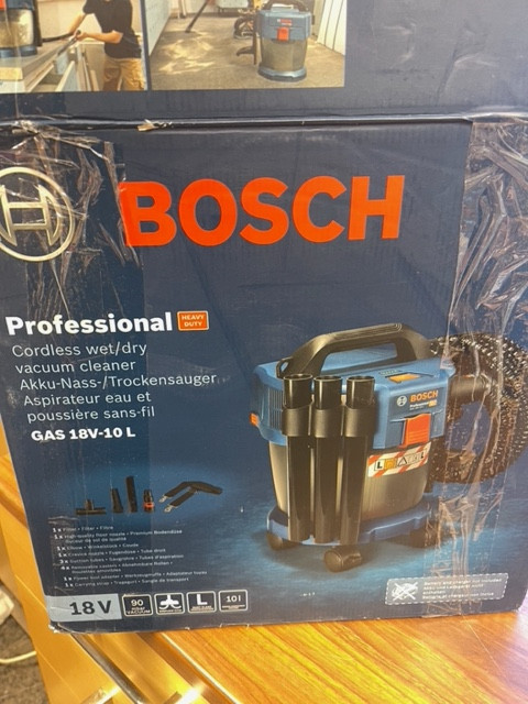 Bosch Professional Aspirateur sans fil GAS 18 V-10 l Solo