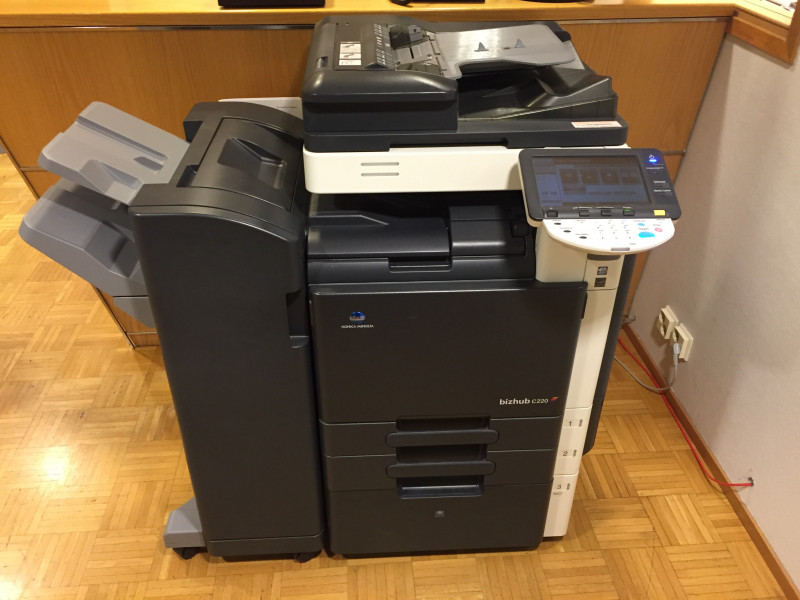Konica Minolta C220 / 1 label number 2 label toner 3 label ...
